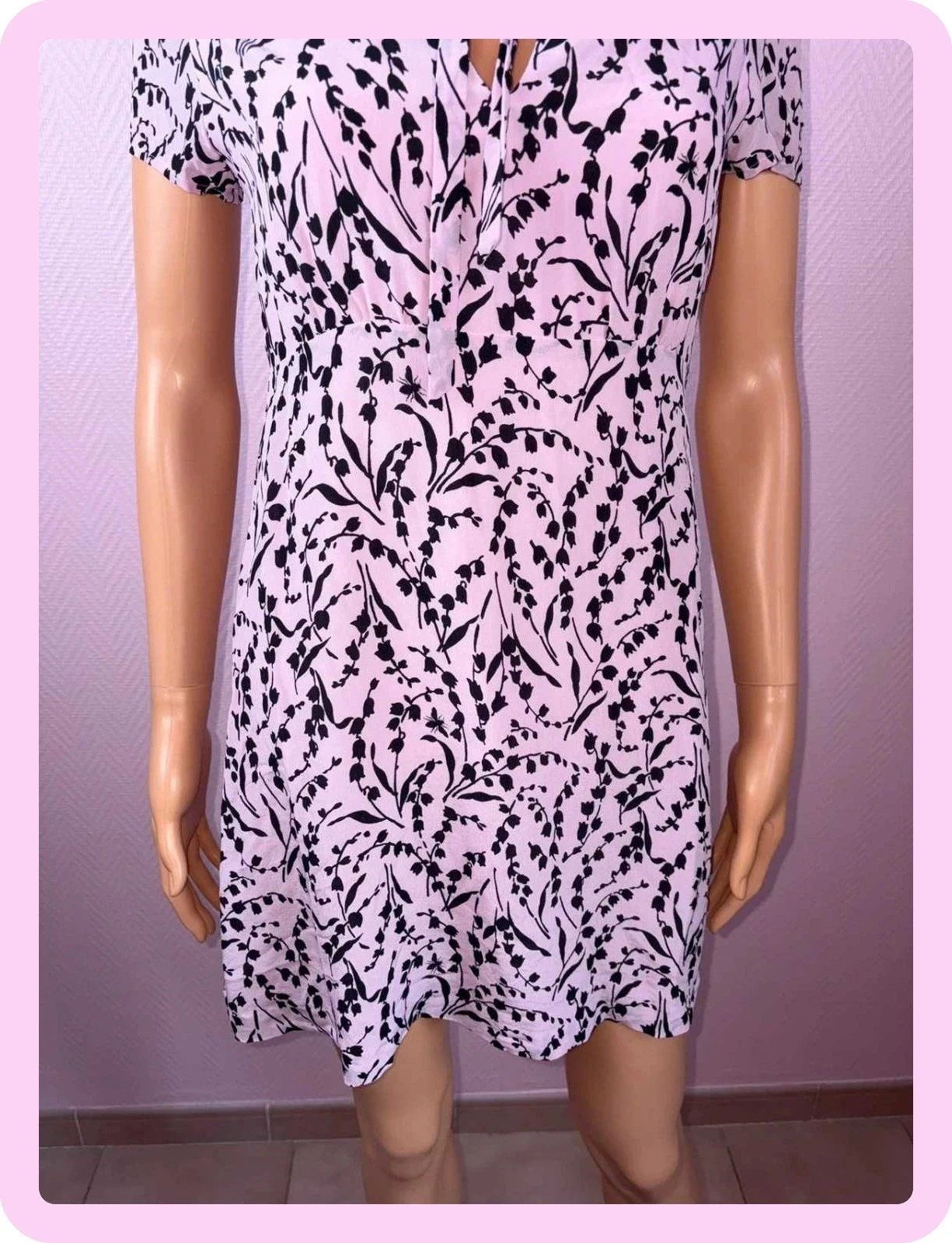 Maje summer dress size 2 100% silk super condition – photo 4